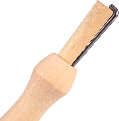 Tnfeeon Felting Needles with Wooden Handle, Barbed Needle Felting Tool, Wooden and Metal 11.5 to 12 Cm, Smooth Grip for Hand DIY Sewing Knitting Crafts Adults in Kuwait