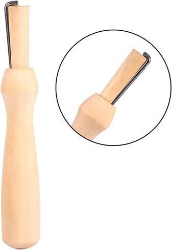 Tnfeeon Felting Needles with Wooden Handle, Barbed Needle Felting Tool, Wooden and Metal 11.5 to 12 Cm, Smooth Grip for Hand DIY Sewing Knitting Crafts Adults in Kuwait