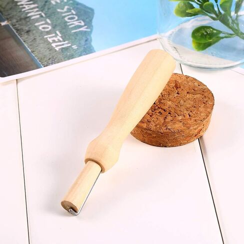 Tnfeeon Felting Needles with Wooden Handle, Barbed Needle Felting Tool, Wooden and Metal 11.5 to 12 Cm, Smooth Grip for Hand DIY Sewing Knitting Crafts Adults in Kuwait