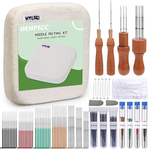 Needle Felting Needles and Felting Pad in Kuwait