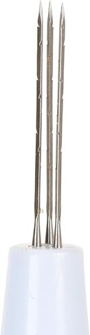 Adfaga Professional Embroidery Felting Needle Set 3 Pins Heavy Duty Metal Plastic Handle Needle Felting Tools for DIY Craft Arts Blanket Clothing Decoration in Kuwait