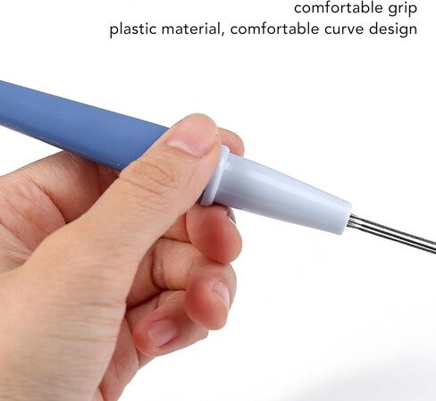 Adfaga Professional Embroidery Felting Needle Set 3 Pins Heavy Duty Metal Plastic Handle Needle Felting Tools for DIY Craft Arts Blanket Clothing Decoration in Kuwait