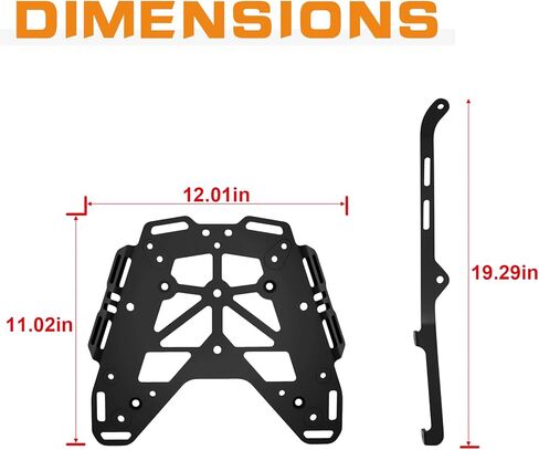 رف الأمتعة الخلفي/رفوف البضائع العلوية لموديلات Yamaha Tenere 700/XTZ700 2019-2025 & Tenere 700 Rally Edition 2020-2024 in Kuwait