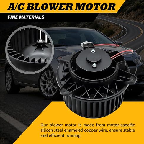 A/C Heater Blower Motor Assembly Compatible with Dart 2013-2016 Replaces 68163782AA 68225055AB 68225055AB 2311894 76971 700315 PM4050 in Kuwait