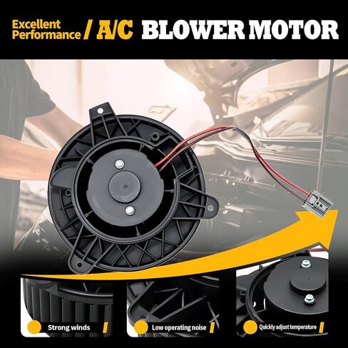 A/C Heater Blower Motor Assembly Compatible with Dart 2013-2016 Replaces 68163782AA 68225055AB 68225055AB 2311894 76971 700315 PM4050 in Kuwait
