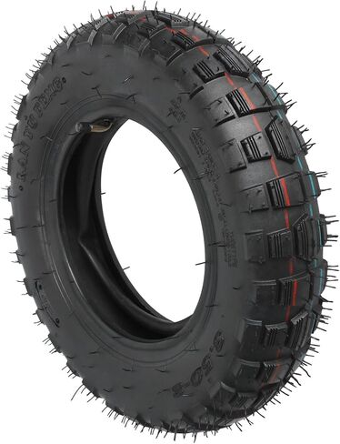 3.50-8 Knobby Tire & Inner Tube 3.5-8 3.5x8 for Monkey Bike Z50, Z50A, Z50R, MT50, Mini Trail & Off-Road Bikes, Motorcycle,Electric Scooter, Bent Valve Stem (1) in Kuwait