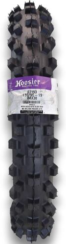 Hoosier Racing Tire 110/90-19 IMX30 C100 Dirt Bike Rear Tube Type Tire Ideal for 125, 250, 450cc Bikes with Hoosier Keychain in Kuwait