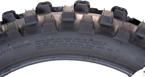 Hoosier Racing Tire 110/90-19 IMX30 C100 Dirt Bike Rear Tube Type Tire Ideal for 125, 250, 450cc Bikes with Hoosier Keychain in Kuwait