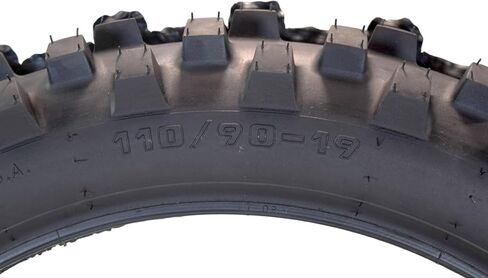 Hoosier Racing Tire 110/90-19 IMX30 C100 Dirt Bike Rear Tube Type Tire Ideal for 125, 250, 450cc Bikes with Hoosier Keychain in Kuwait