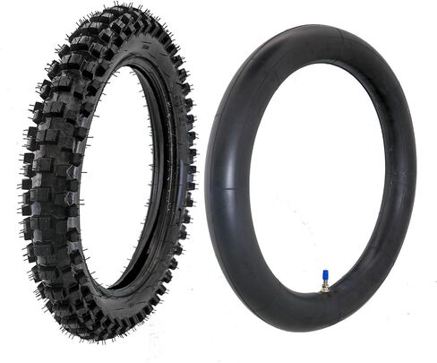 16" Rear Dirt Bike Tire & Tube 90/100-16 3.00-16 3.50-16 Knobby Off-Road Tire for Pit Bike Motocross Trail TTR125 CRF150F DRZ125 XR100 KX100 CR85R DR125 in Kuwait