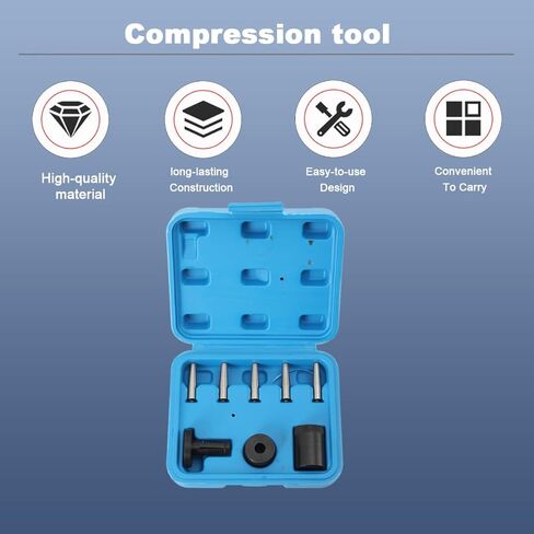 Injector Seal Installer Kit Replace 34720, 8pcs Injector Seal Kit Fits for For GM 2010-2017 for Replacing Single and Double Sealed Fuel Injectors in Kuwait