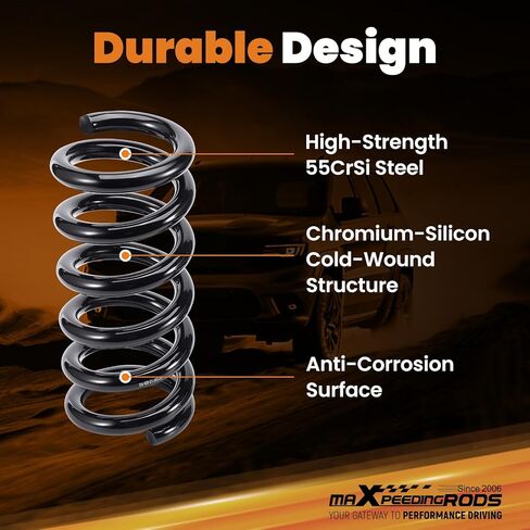 طقم زنبركي خفض أمامي 2 بوصة من maxpeedingrods لسيارة Chevy Silverado/GMC Sierra 1500 1988-1998 V8 2WD فقط، طقم ملف قطرة C1500 in Kuwait