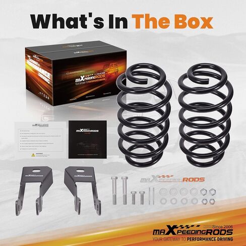 maXpeedingrods 4" Rear Lowering kit for GM SUV 2007-2020, for Chevy Tahoe/Avalanche/Suburban, for GMC Yukon/Denali/Yukon XL, for Cadillac Escalade EXT, Lowering Spring & Shock Extention in Kuwait