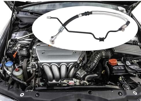 مجموعة خرطوم ضغط التوجيه المعزز 53713-SHJ-A02 53713SHJA02 متوافق مع V6 3.5L 2008-2010 in Kuwait