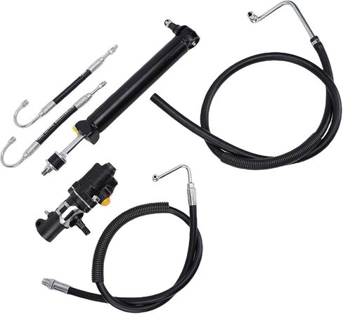 POCREATION Power Steering Valve Cylinder Hose Kit, Leakproof Metal Replacement for Full Size 1960-1964 PS1A PSV2 PSHKIT5 in Kuwait
