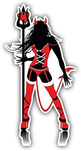 Magnet Sexy Woman Devil Flexible Vinyl Magnet Waterproof Car Magnetic Bumper Sticker 5" in Kuwait