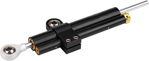 CHICIRIS CNC Motorcycle Steering Damper Bracket, Universal Aluminum Alloy Stabilizer with Mounting Hardware, for in Kuwait