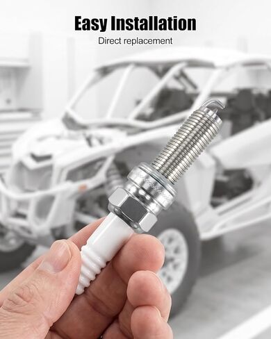 3Pcs Iridium Spark Plug Fit for Can-Am Maverick X3 Max Turbo R RR 2017-2024 Replace 415130363 715900492 in Kuwait