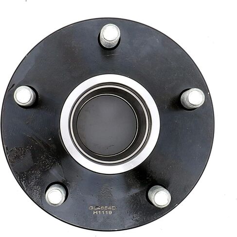 Trailer Hub Assembly Kit,5-Bolt on 4-1/2" Circle,Includes (1) 1" Straight Spindle and Bearings in Kuwait