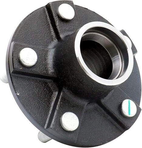 Trailer Hub Assembly Kit,5-Bolt on 4-1/2" Circle,Includes (1) 1" Straight Spindle and Bearings in Kuwait