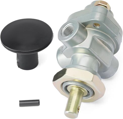 276567 PP-1 Dash Control Valve 40PSI 1/8" Threaded Interface Push/Pull Replacement for Bendix 276567 for Haldex KN20021 and more Suitable for Truck and Trailer Parking Emergency Brake Contol in Kuwait