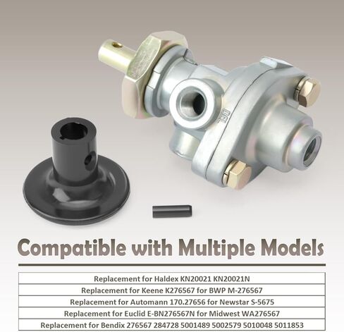 276567 PP-1 Dash Control Valve 40PSI 1/8" Threaded Interface Push/Pull Replacement for Bendix 276567 for Haldex KN20021 and more Suitable for Truck and Trailer Parking Emergency Brake Contol in Kuwait