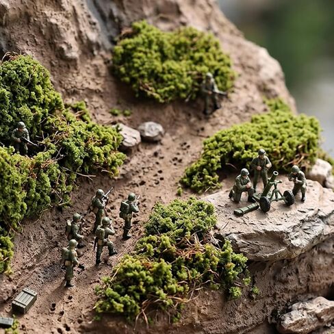Miniature Shrubs Bushes Model, Green Plant Tufted Model for Train Landscape, Railroad Scenery, War Gaming Terrain Sand and Dioramas in Kuwait