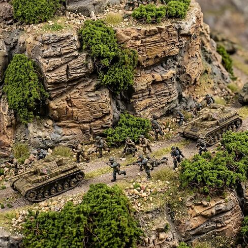 Miniature Shrubs Bushes Model, Green Plant Tufted Model for Train Landscape, Railroad Scenery, War Gaming Terrain Sand and Dioramas in Kuwait