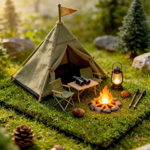 Warmtree Hand Torn Model Static Grass Clump Miniature Shrubs Bushes Foliage Vine Vegetation for Architecture Building Model Railway Train Diorama Supplies Garden Scenery Landscape in Kuwait