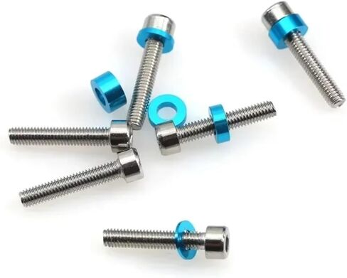 RC Parts Spare Parts for Tamiya 53539 for Hsp for WLtoys for Hpi for TT02 XV02 24pcs M3 Screw Spacer Set 3mm Screws Flat Gasket Washer Spacer RC Car Parts Replacement in Kuwait