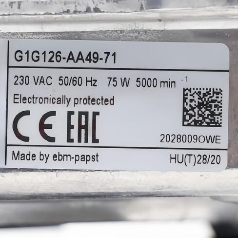 G1G126-AA49-71 230V 0.85A 75W 5000RPM Cooli ng Fan 126mm in Kuwait