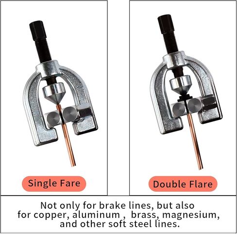 MuHize 25 ft 3/16-Inch Brake Line Kit – Upgraded Copper-Coated Brake Line with Fittings, Unions, Bender, Flare Tool and Cutter in Kuwait