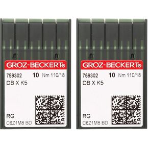 Skysewing 20pcs 758102 75/11 Groz-Beckert DBXK5 Embroidery Needles with Chrome Coating FFG/SES Point, Suitable for Tajima Barudan SWF Zsk Single Multihead Industrial Computerized Embroidery Machine in Kuwait