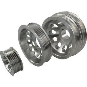 Lightweight Underdrive Pulley Kit for Nissan/Infiniti 350Z G35 02-06 Polished 3pcs VQ35DE in Saudi Arabia