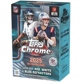 2025 Chrome Football - Factory Sealed - Value Blaster Box (28 Cards) (Possible Dart RC) in Kuwait