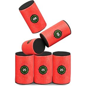 6 قطع من أهداف SYNTHORA الإسفنجية الناعمة، أهداف رمي السهام من مادة EVA المتوافقة مع مسدسات Nerf N-Strike Elite Blasters، لعبة الذخيرة الإسفنجية لممارسة الرماية (حجم كبير) in Kuwait