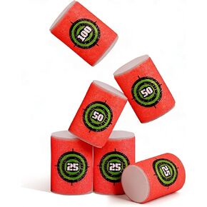 6 قطع من أهداف SYNTHORA الإسفنجية الناعمة، أهداف رمي السهام من مادة EVA المتوافقة مع مسدسات Nerf N-Strike Elite Blasters، لعبة الذخيرة الإسفنجية لممارسة الرماية in Kuwait