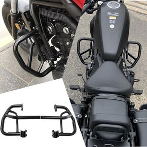 ل Ho & n & da المتمردين CMX500 CMX 500 CMX-500 Rebel500 2017-2024 دراجة نارية محرك الحرس الطريق السريع تحطم بار محرك الحرس واقي مصد السيارة in Kuwait