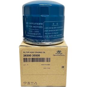 Genuine OEM For Hyundai/Kia Oil Filter 26300-35504 and Plug Gasket 21513-23001 in Kuwait