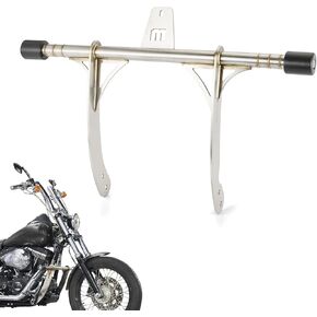 Mofun Front Engine Guard Compatible with Harley Dyna Models with Forward Controls or Floorboards, Flat-Out Bar Fit Dyna FLD FXD/I FXDB/I FXDC/I FXDL/I FXDF 2006-2017, Stainless Steel Natural Finish in Kuwait