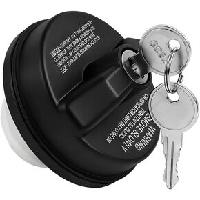 Car Locking Gas Cap, OEM# 12495845 Heavy Duty Vehicle Fuel Filler Door Locking Cover with Keys, Automotive Replacement Accessories, Compatible with Accord Avalon Venza in Kuwait
