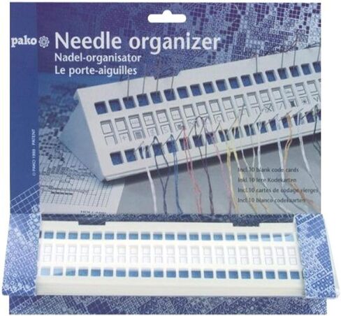 Pako Organiser Storage Floss Organiser - Cross Stitch Accessories - for Embroidery Thread - with 10 Blank Code Cards in Kuwait