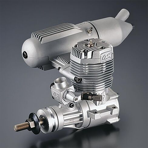 O.S. 65AX Glow-Powered Aircraft Engine with Advanced Bimetallic Liner and E-4010A Muffler in Kuwait