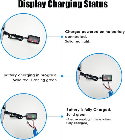 Airsoft Battery 7.4V 3000mAh High Capacity Splatter Ball Gun Battery Pack with SM2P Plug and Mini Tamiya Plug Cable Fit for SRB1200, SRB400, SRB400-SUB, MP5K, M4, M110 Airsoft Gun Toy in Kuwait