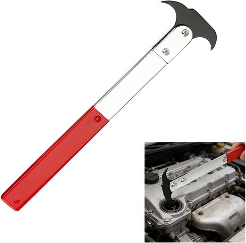 Car Seal Puller, Heavy Duty Dual Hook Tips Vehicle Oil Grease Seal Disassembly Wrench, Automotive Wheel Oil Sealing Remover Installer Tool, Universal for SUV Van Truck in Kuwait