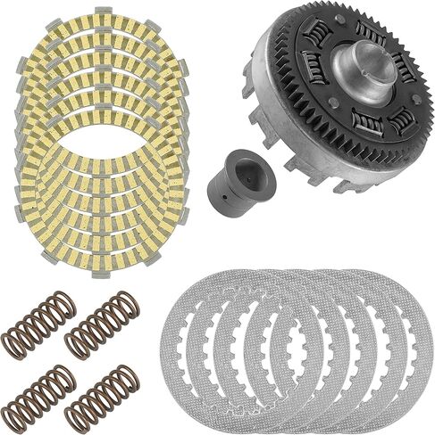 Caltric Clutch Outer Basket and Plates Kit compatible with Honda Rancher 420 TRX420TE TE1 2007-2023 in Kuwait