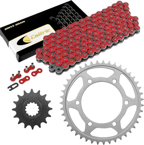 سلسلة محرك كالتريك الحمراء ومجموعة ضرس متوافقة مع Yamaha R1 YZF-R1 1998-2003 (نوع 530 سلسلة) in Kuwait
