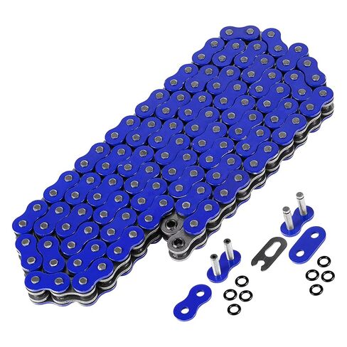Caltric Blue O-Ring Drive Chain & Sprockets Kit Compatible with Yamaha FZ6 2004 2005 2006 2007 2008 2009 in Kuwait