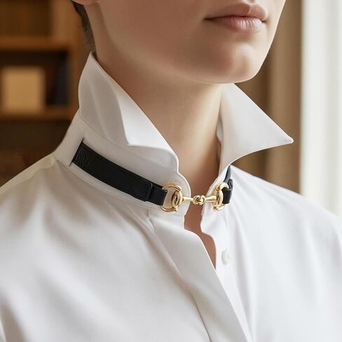 6 PCS Medium Horse Bit Buckle, D Ring Gold Snaffle Bit Buckles, Create Exquisite Equestrian Jewelry for Women. in Kuwait