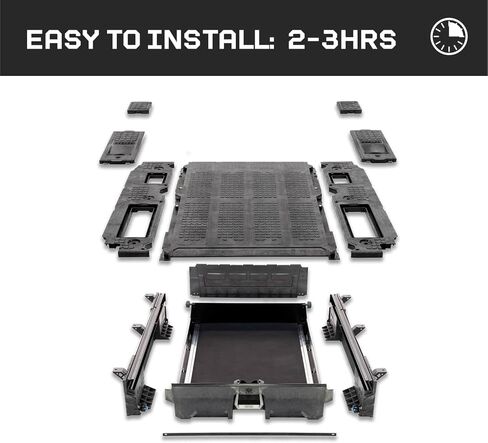 DECKED Truck Bed Storage System Includes System Accessories | Compatible with Nissan Frontier (2022-current) 5' in Kuwait